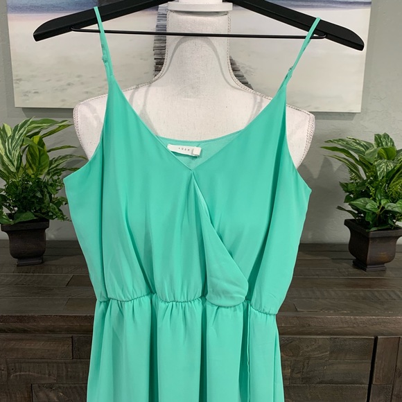 Lush Tulip Hem High Low Maxi Dress Size Small - Picture 3 of 4